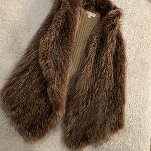 Michael Kors faux fur vest